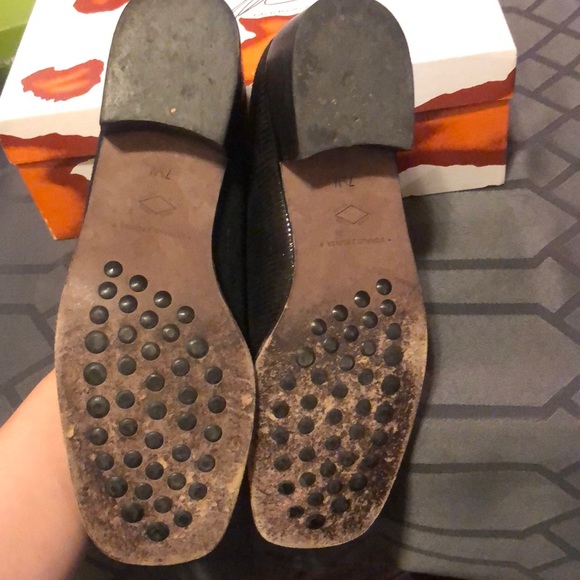 DJP Black lizard slip ons - Picture 3 of 4